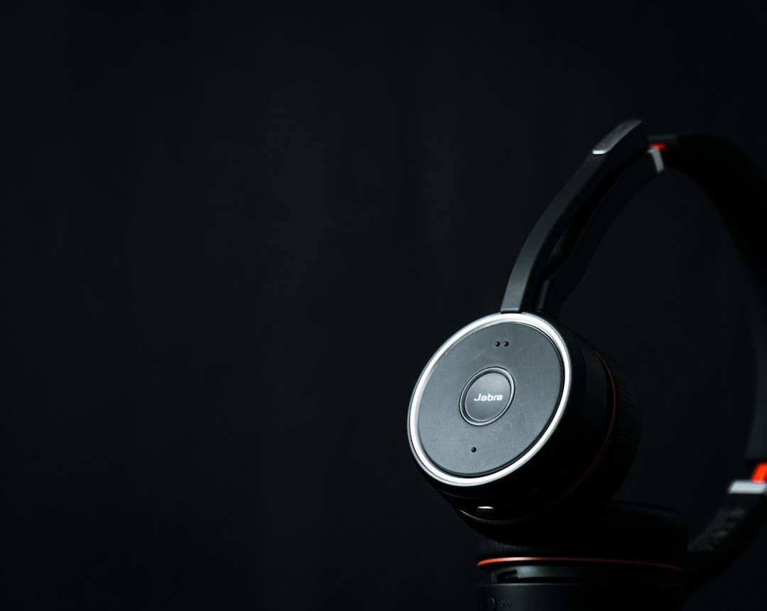 a close up of a pair of headphones